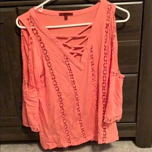 Coral shirt